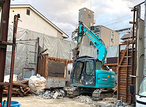 大阪府堺市堺区の工事中